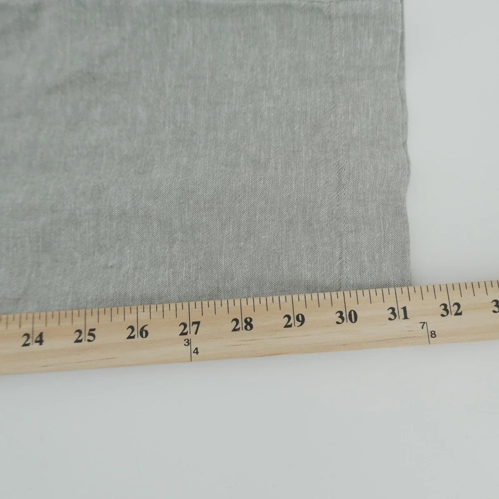 J.Crew Straight Leg Pants Mens 36x32 Gray Linen Cotton Re-Imagined Trousers